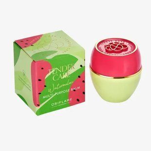 Бальзам бочонок для губ пом'якшувальний засіб з олією кавуна Tender Care Protecting Balm Oriflame, 10.5 мл 44398 фото