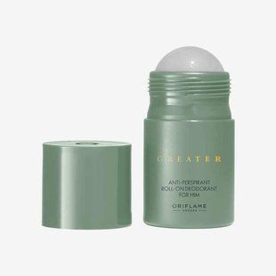 Oriflame Кульковий дезодорант-антиперспірант для чоловіків Greater [Грейте], 50 мл 44992 фото