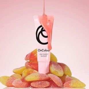 Блиск для губ Персиковий Льодяник, Peach Candy, Персиковий, OnColour OH! SWEET Oriflame, 8 мл 2571102853 фото