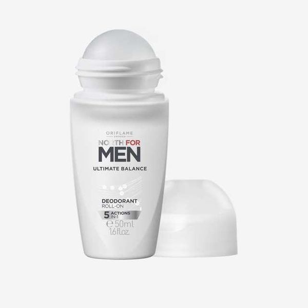 Oriflame Кульковий дезодорант-антиперспірант для чоловіків North for Men Ultimate Balance, 50 мл 43927 фото