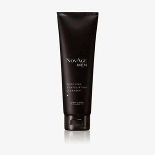 Засіб для вмивання і скраб 2 в 1 для чоловіків Oriflame NovAge Men Purifying & Exfoliating Cleancer 125 мл 2512581051 фото