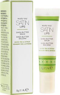 Бальзам для губ с маслом ши Mary Kay Satin Lips, Белый чай и Цитрус, 8 г, 138755 1469298345 фото