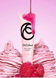 Блиск для губ Мвліновий Крем Raspberry Cream, Малиновий, OnColour OH! SWEET Oriflame, 8 мл 2571110209 фото