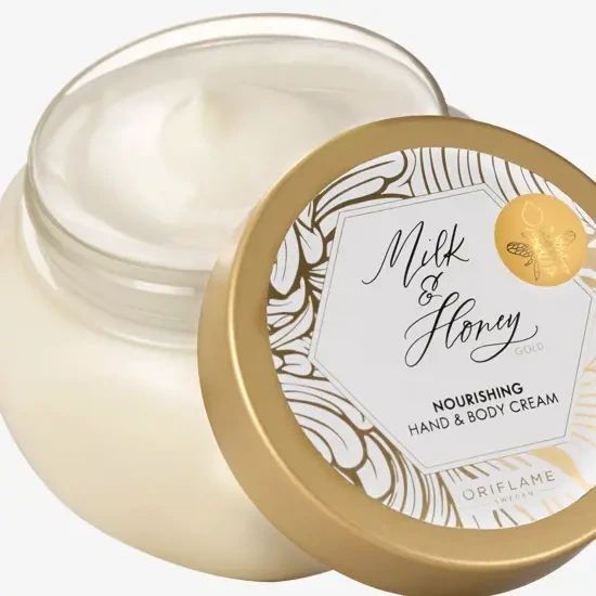 Живильний крем для рук і тіла Молоко та Мед, Milk & Honey Gold Oriflame 250 мл 31602 фото