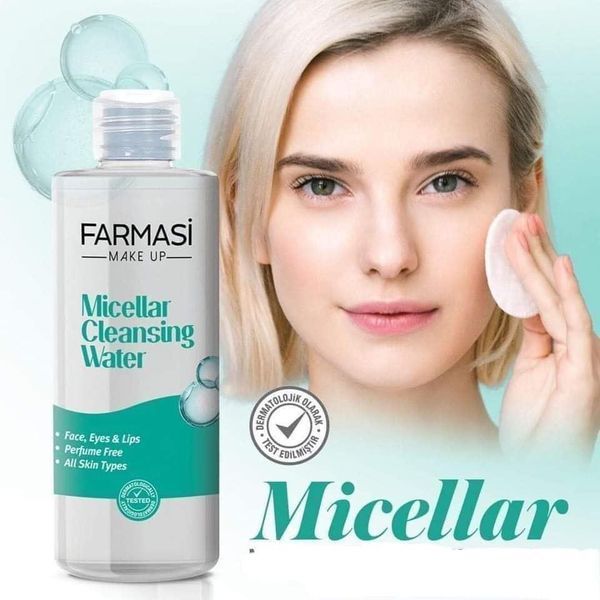 Мицеллярная вода для всех типов кожи, Micellar Cleansing Water 225 мл Farmasi 1302711 фото